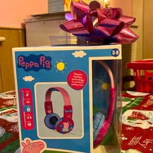 Girls ages three through nine. Kid safe headphones set. ￼